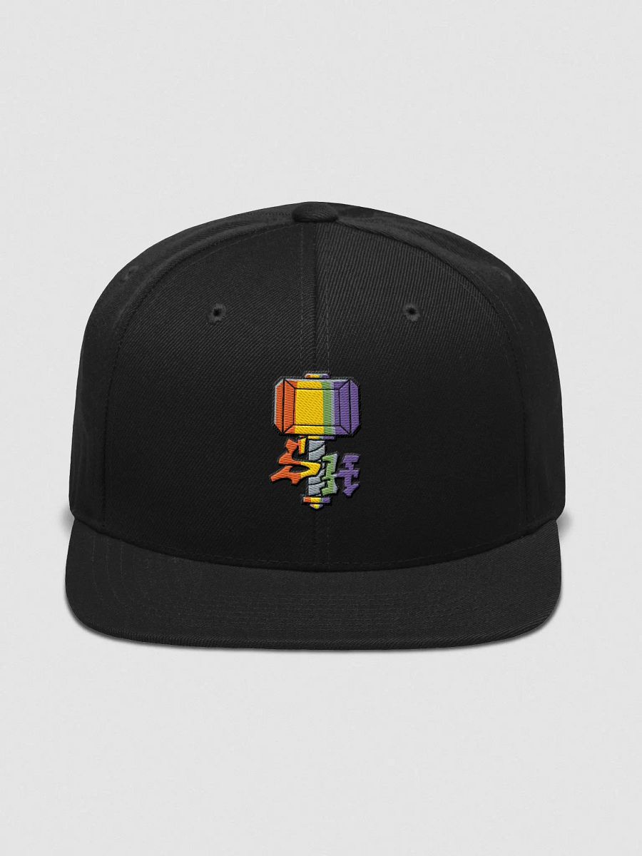 Fragmented Reflection Wool Blend Snapback Cap product image (6)