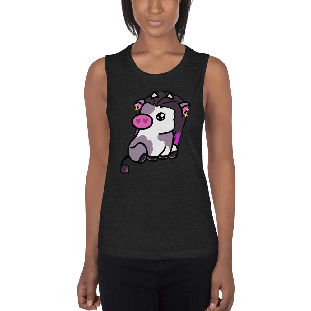Reyna Cow (Front Only) Womens Tank Top product image (1)