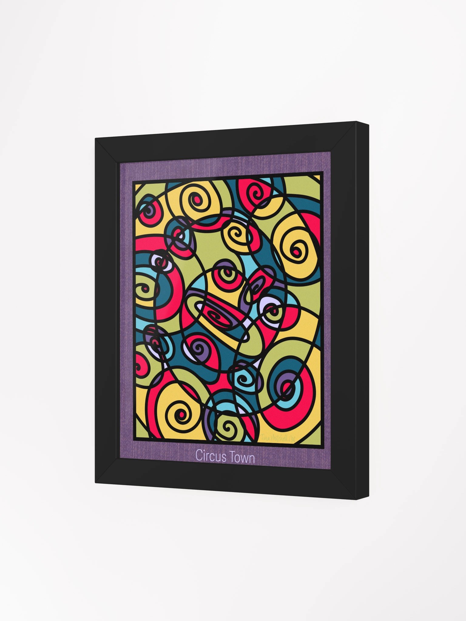 Modern Circus Town Pop Art - Framed Poster product image (3)