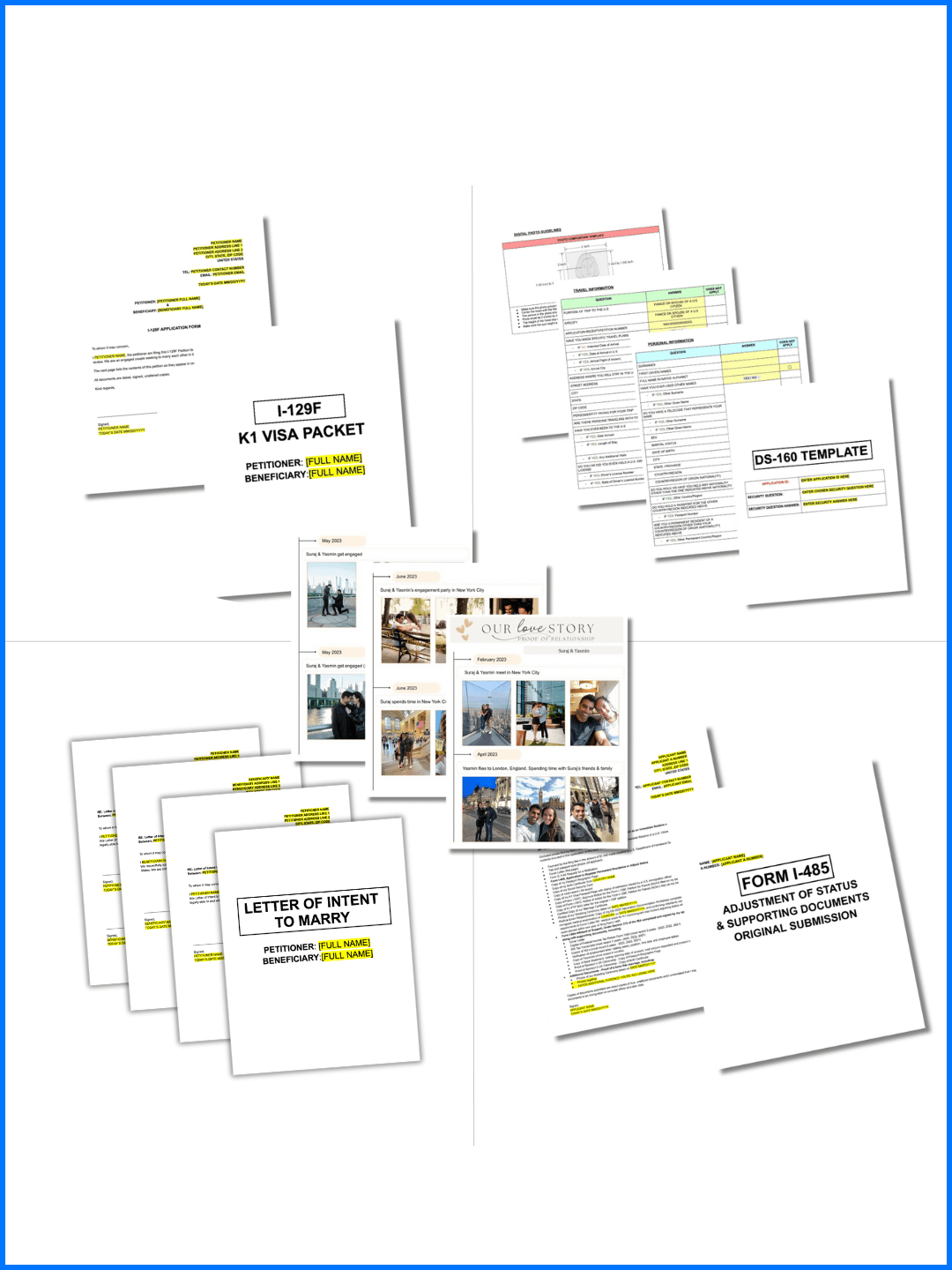 K1 VISA PACKET ULTIMATE BUNDLE! product image (1)