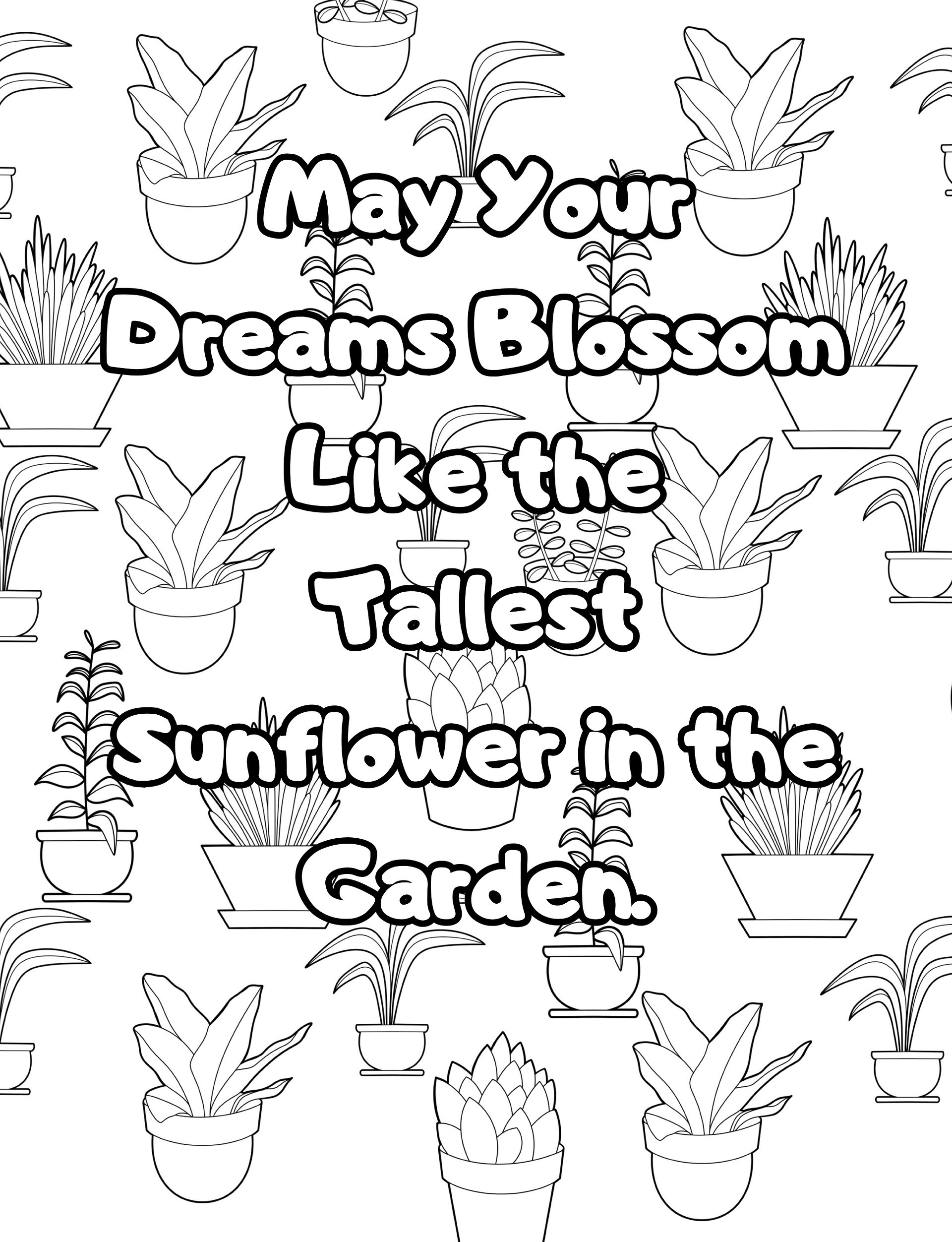 Spring Has Sprung 60 Page Coloring Book for Adults-Flower and Insect Themed Backgrounds with Quotes product image (8)