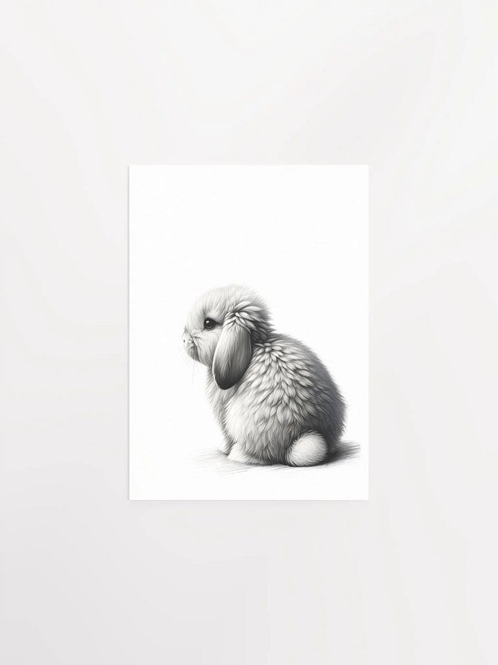 Woodland Lop Eared Bunny Print A201 product image (2)