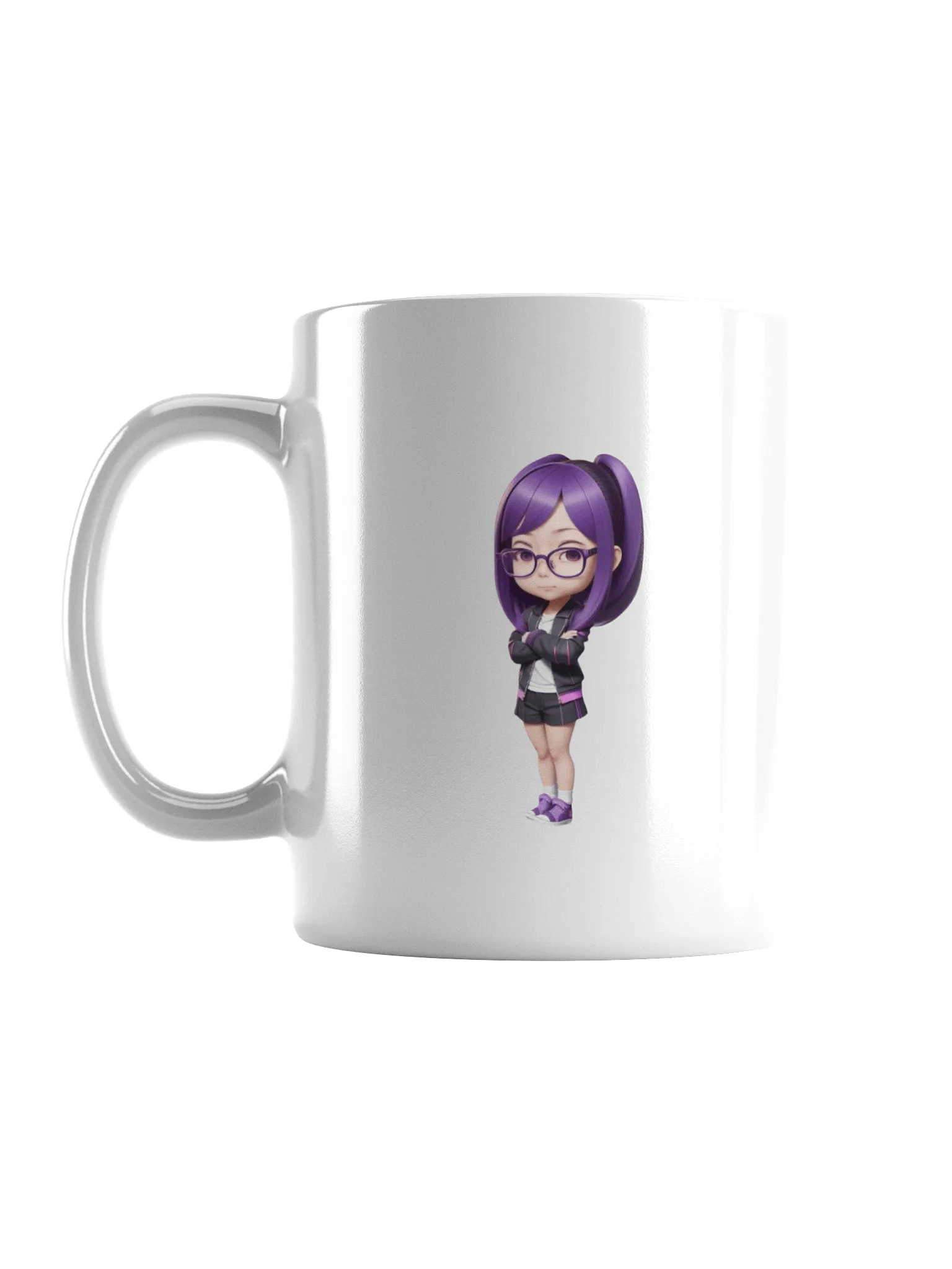 (PURPLE CHIBI) K White Mug product image (6)
