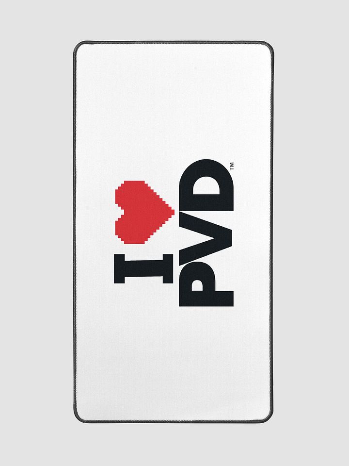 IHEARTPVD.COM | 8-BIT | WHITE MUG Large Neoprene Work Mat product image (2)
