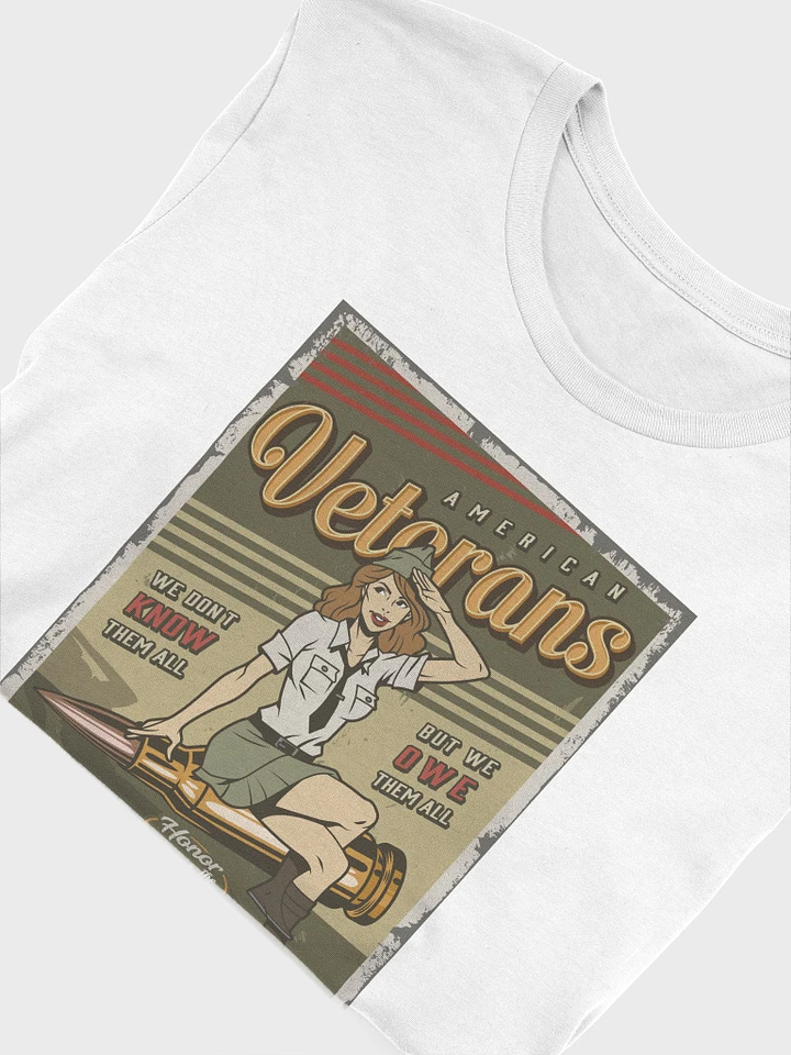 Celebrate American Veterans Vintage Pinup Girl T-Shirt product image (12)