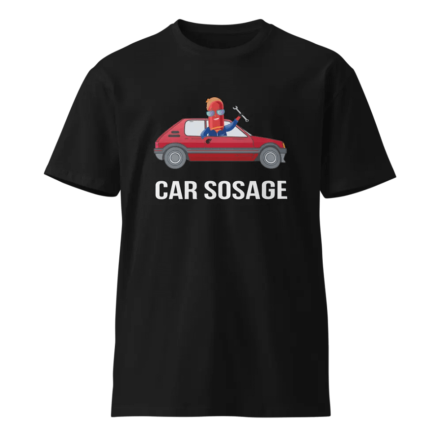 Car Sosage T-shirt 205 gti Unisex Premium T-shirt product image (1)
