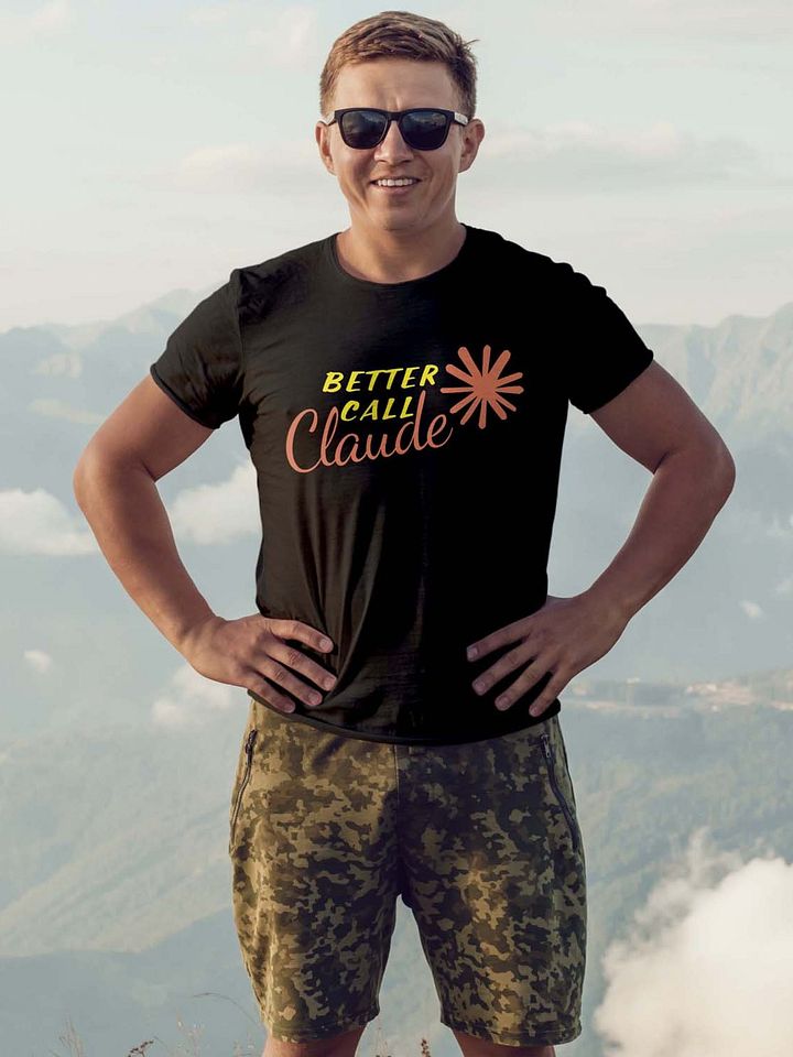 Better Call Claude T-Shirt – AI Parody Graphic Tee product image (1)