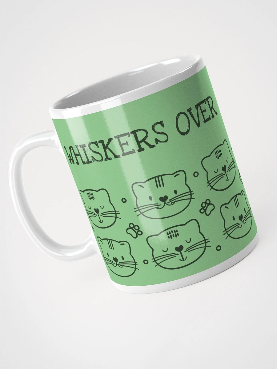 Whiskers over Misters Ceramic Mug - Adorable 11 oz or 15 oz Coffee Cup for Cat Lovers product image (5)