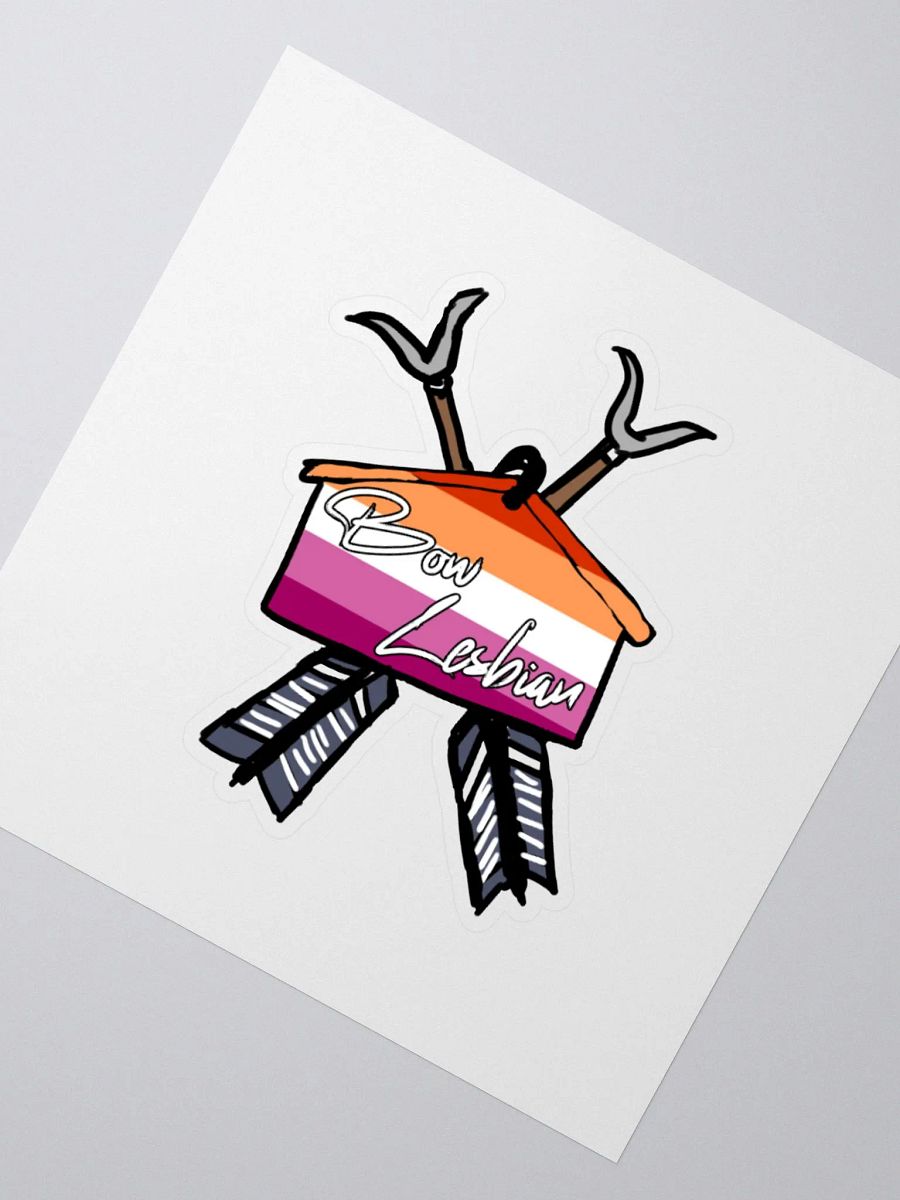 Bow Lesbian (Regular Sticker) product image (2)