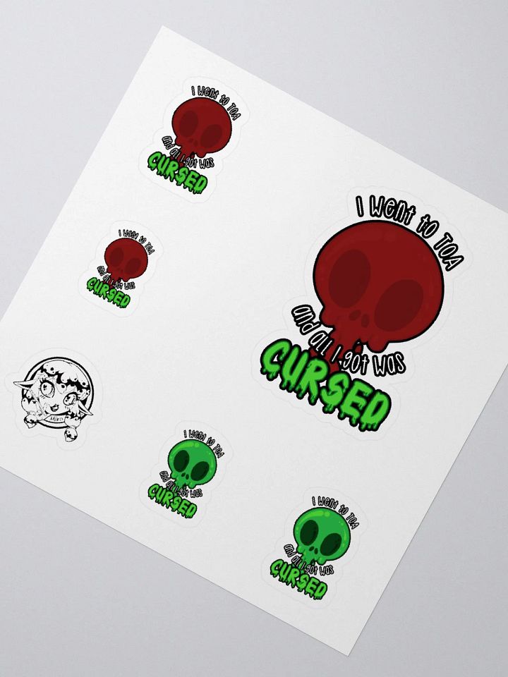 All I Got Was Cursed - Death Knight - Sticker Sheet product image (5)