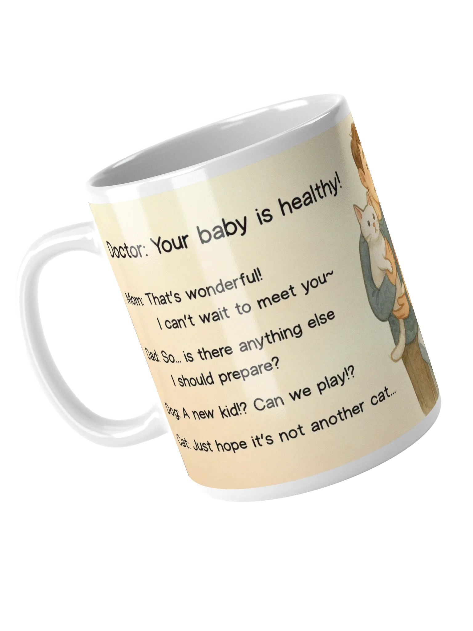 Family First Checkup White Glossy Mug product image (8)