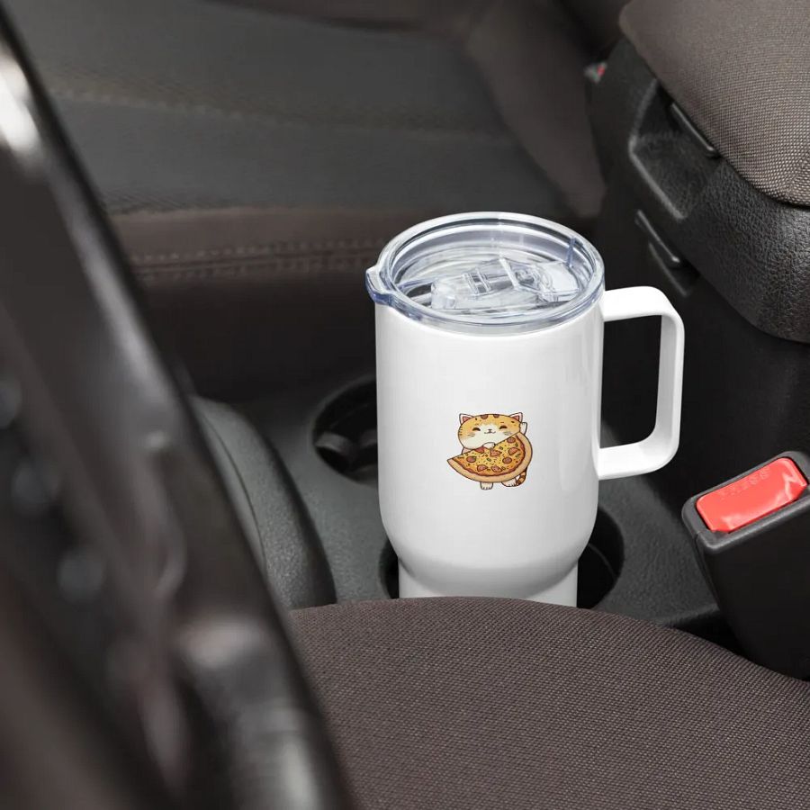 Purr-fect Pizza Pals Travel Mug product image (7)