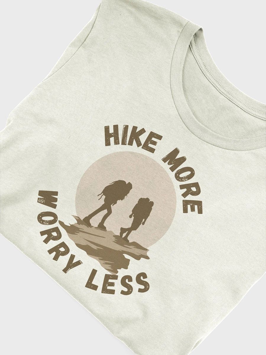Hike More, Worry Less Light Unisex Jersey Short Sleeve Tee product image (55)