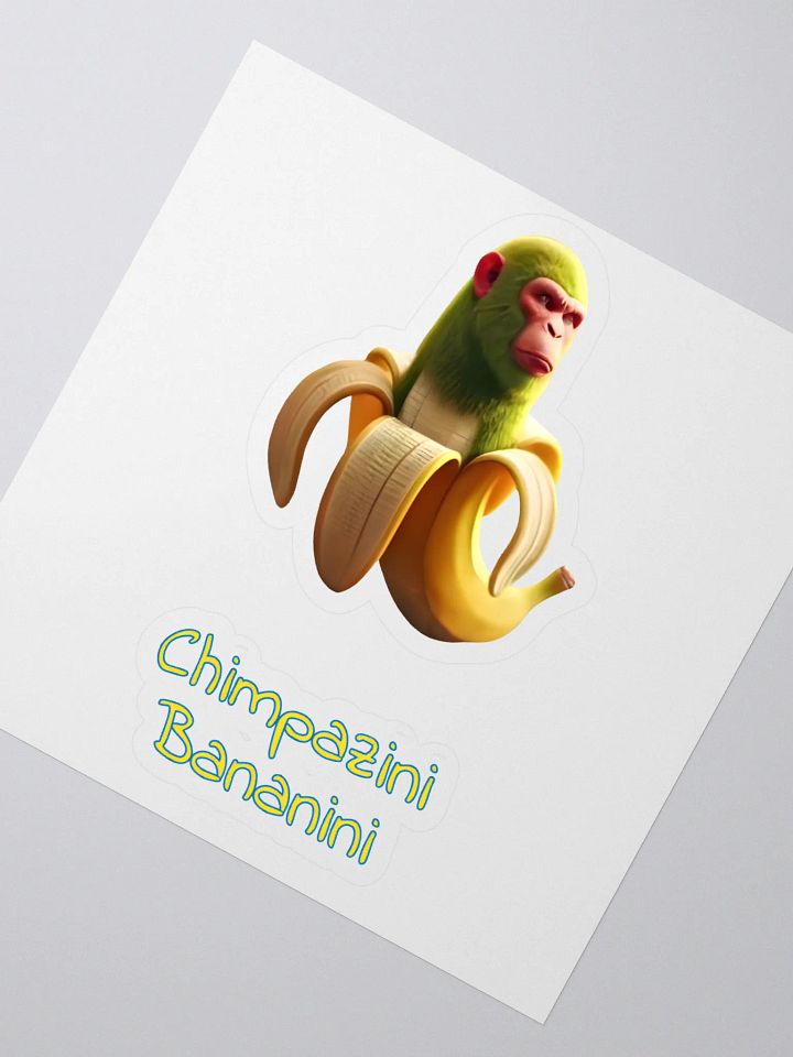 CHIMPANZINI BANANINI - STICKER product image (2)
