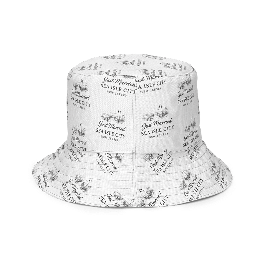 Sea Isle City NJ "Just Married" Bucket Hat product image (5)
