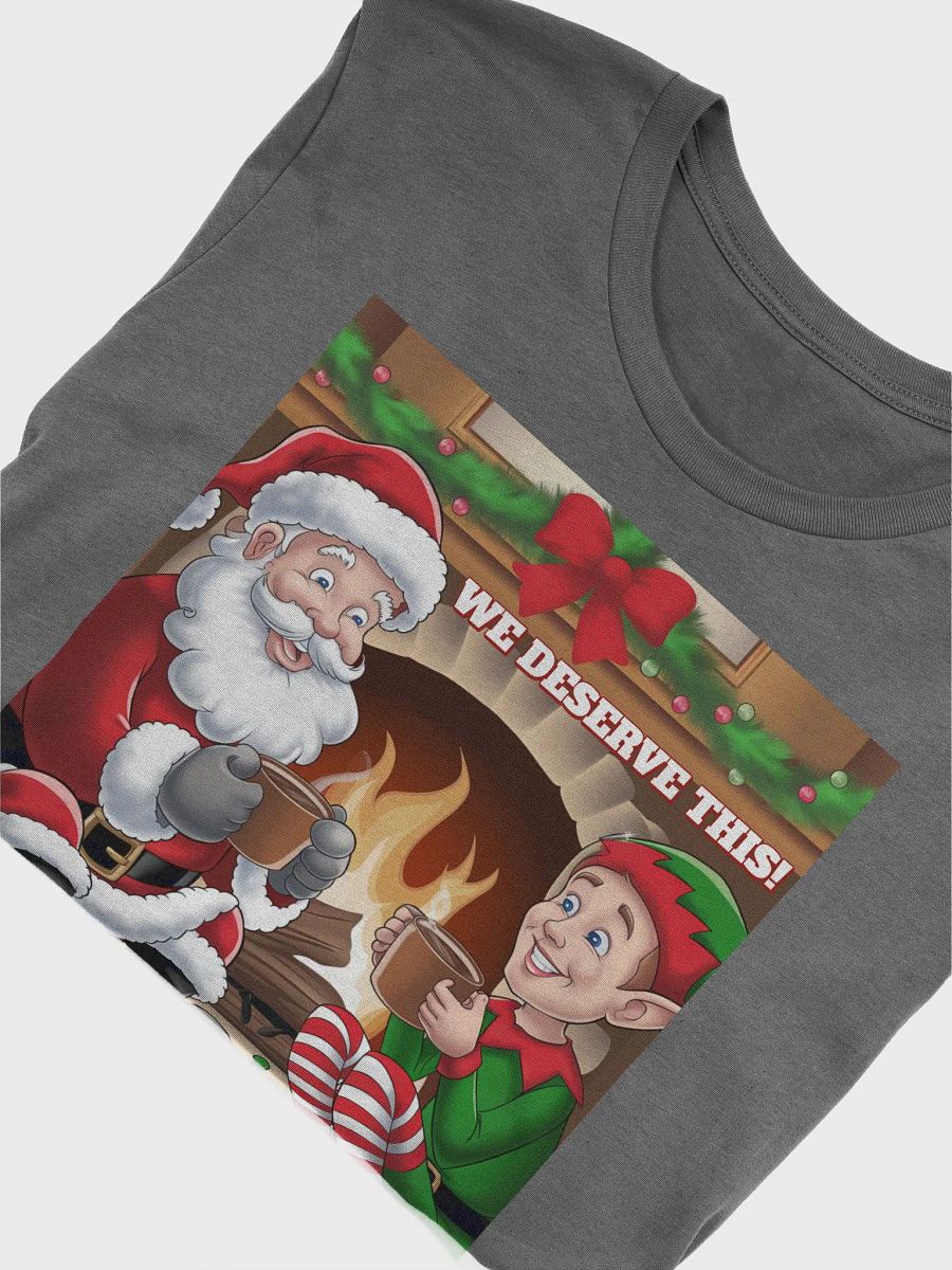 We Deserve This! Santa Claus and An Elf Taking a Break product image (26)