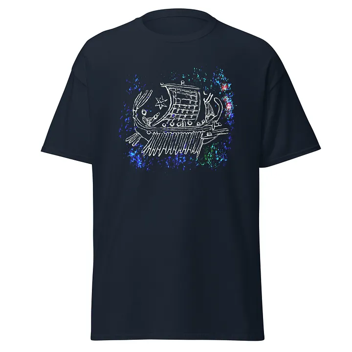Sextus Pompey Galley and Julius Caesar's Comet Roman Art 1st Century BC, T-Shirt product image (2)