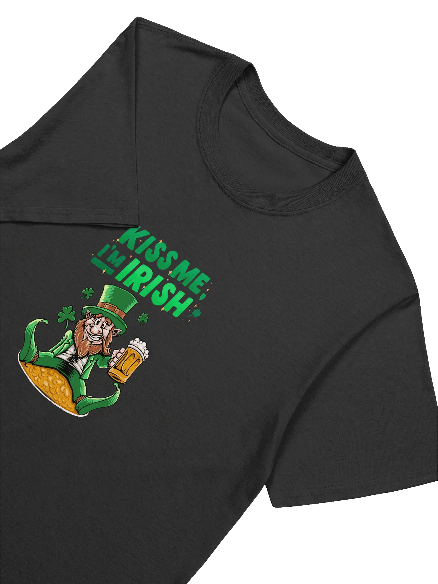Funny St Patrick's Day Unisex T-Shirt With Irish Leprechan product image (3)