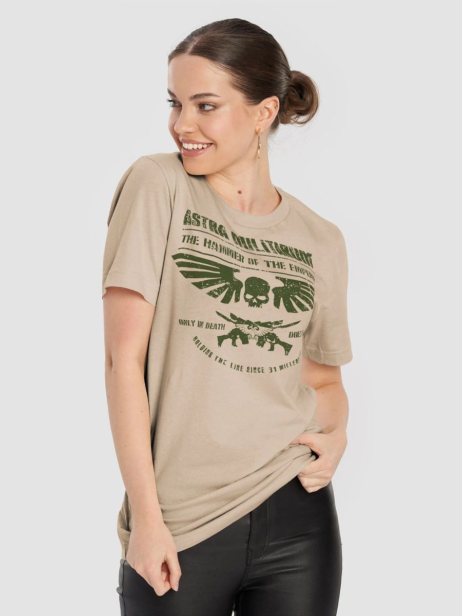 Astra Militarum Warhammer 40k Retro Military Design | Imperial Guard Shirt Militay Green product image (18)