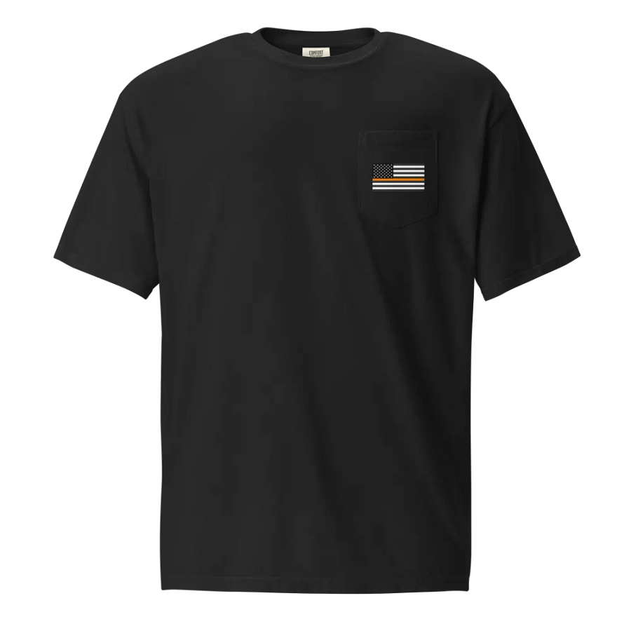 American Pride In Orange Pocket Tee product image (3)