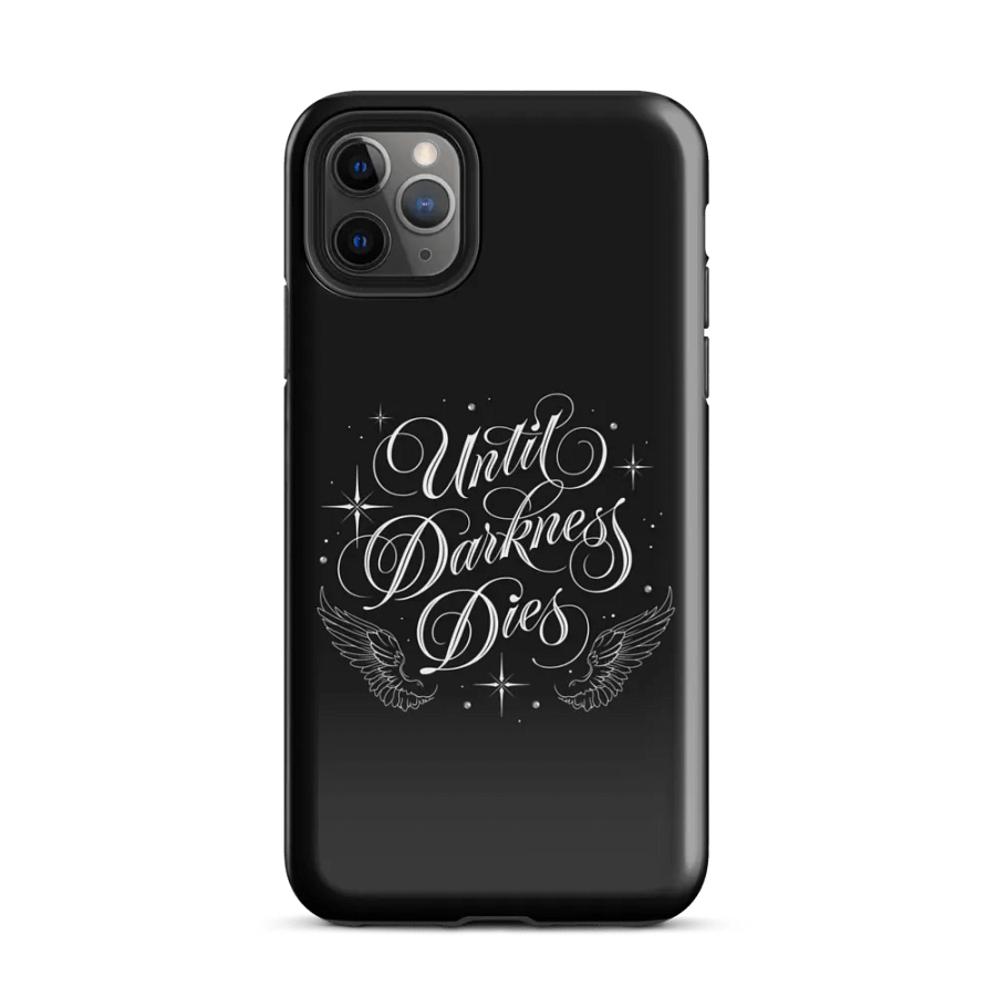 Until Darkness Dies (wings design) iPhone Case product image (3)