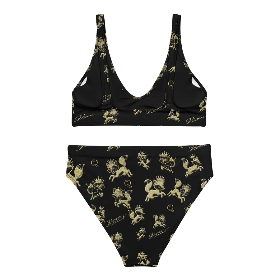 Vixen Queen Golden Vixen High Wasted black Bikini product image (3)