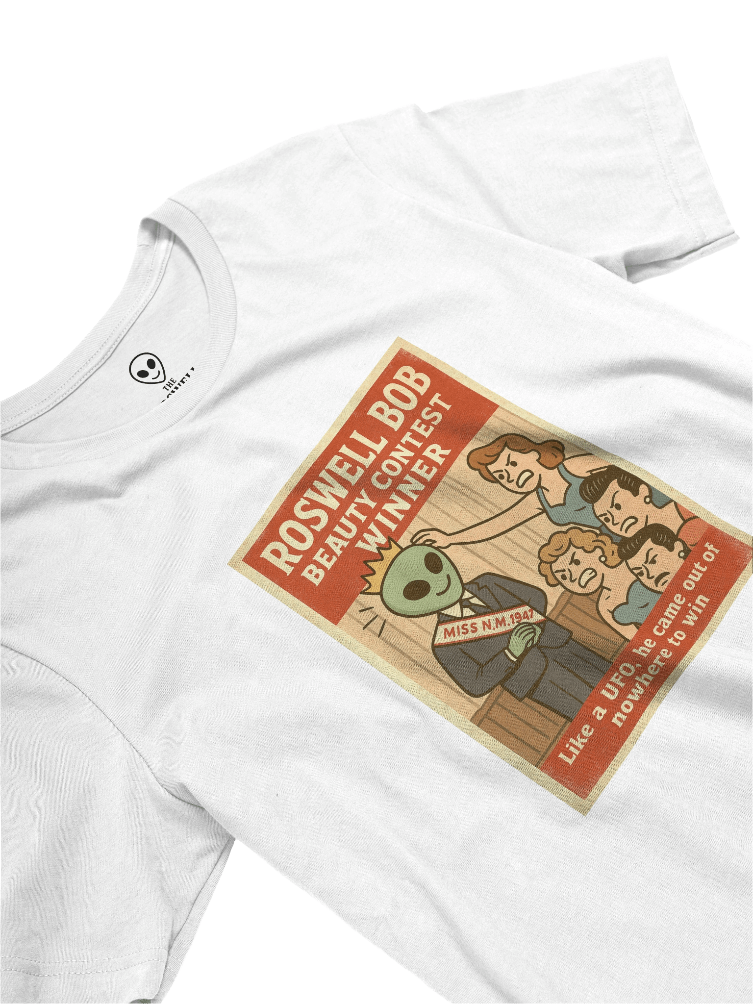 UFO Beauty Contest Winner Roswell Aliens Retro Poster Unisex T-Shirt product image (3)