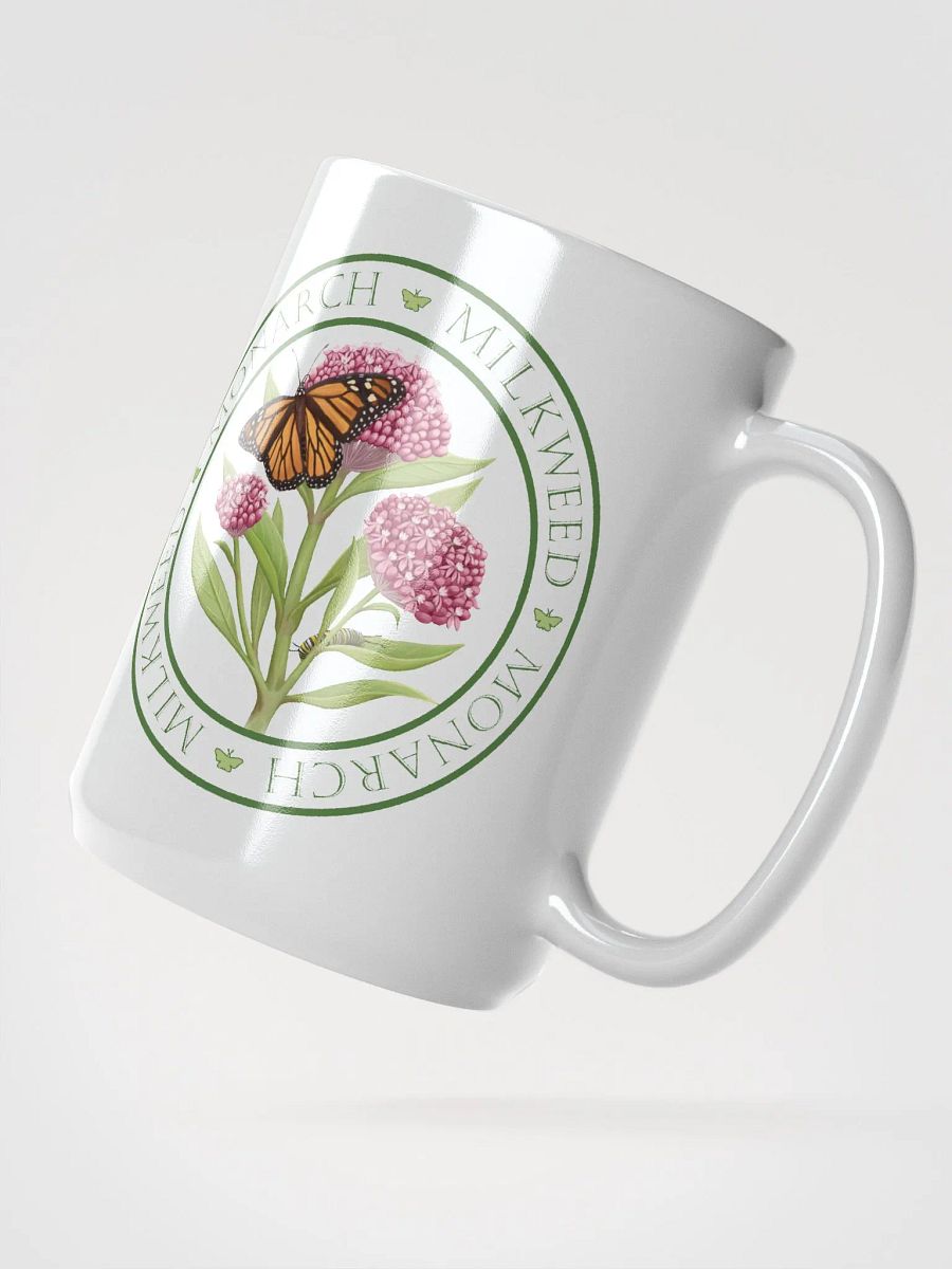 Monarch Milkweed White Mug product image (3)