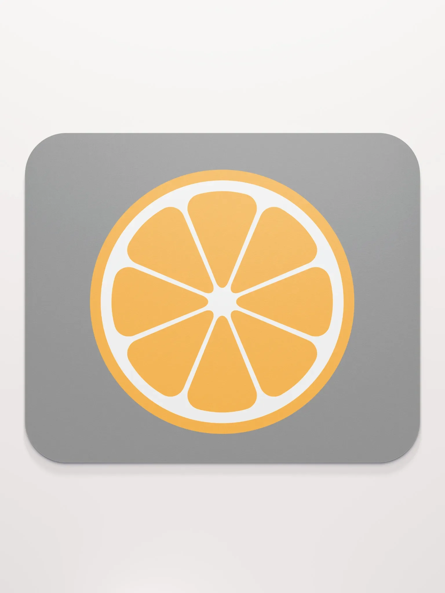 MIKAN Mouse Pad (Orange × Gray) product image (2)