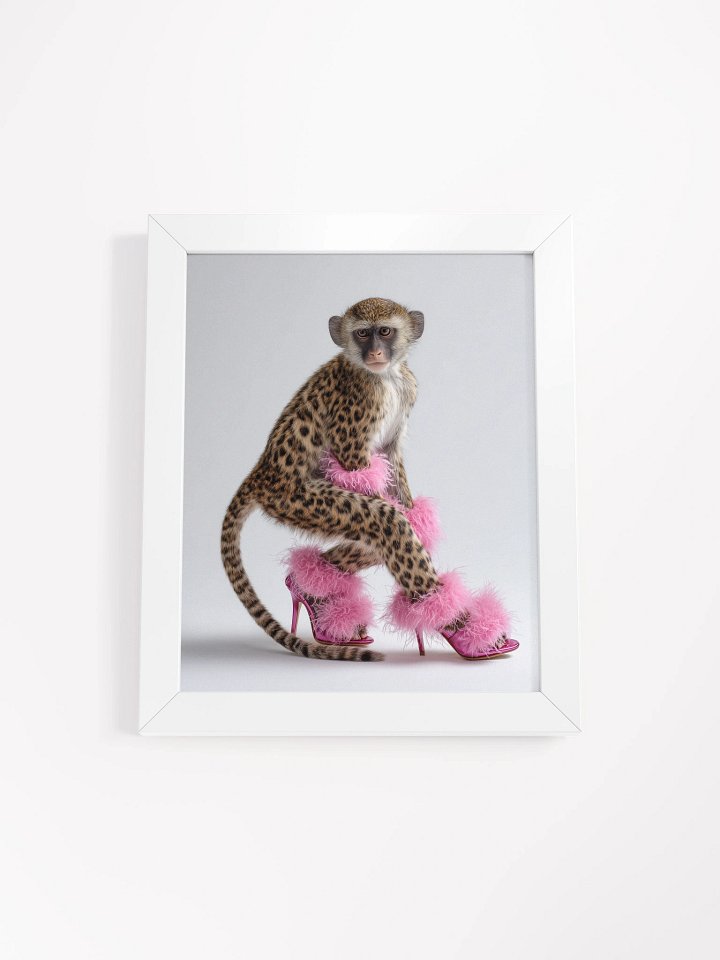 Glam Monkey - Framed High-Quality Matte Poster product image (7)