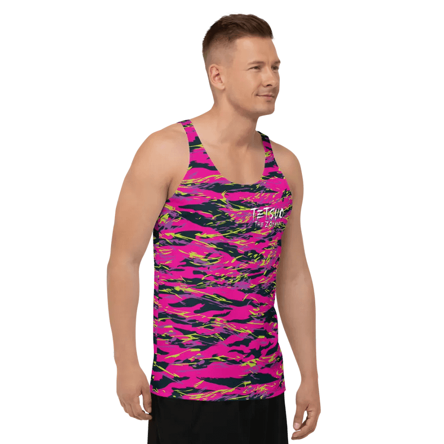 Pink Camo Sublimated Tank Top product image (10)