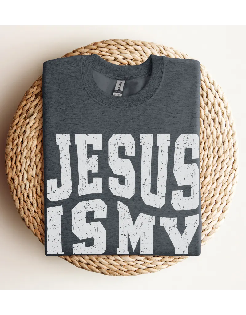 Jesus Is My King Christian Sweatshirt product image (7)