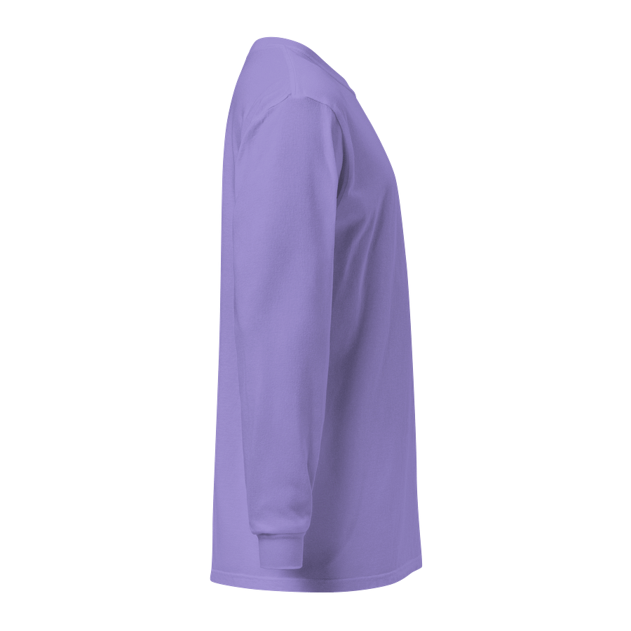 Mad Blood Comfort Colors Stitched White Logo Unisex Heavyweight Long Sleeve Shirt product image (4)