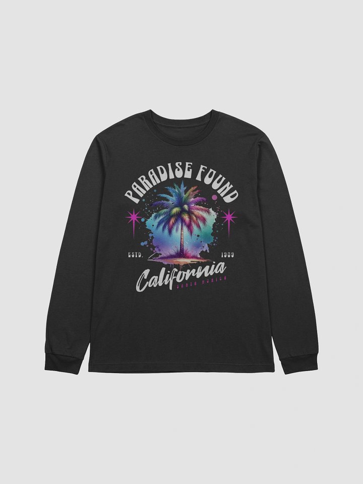 Tropical Splash Palm Tree Long Sleeve T-Shirt product image (1)