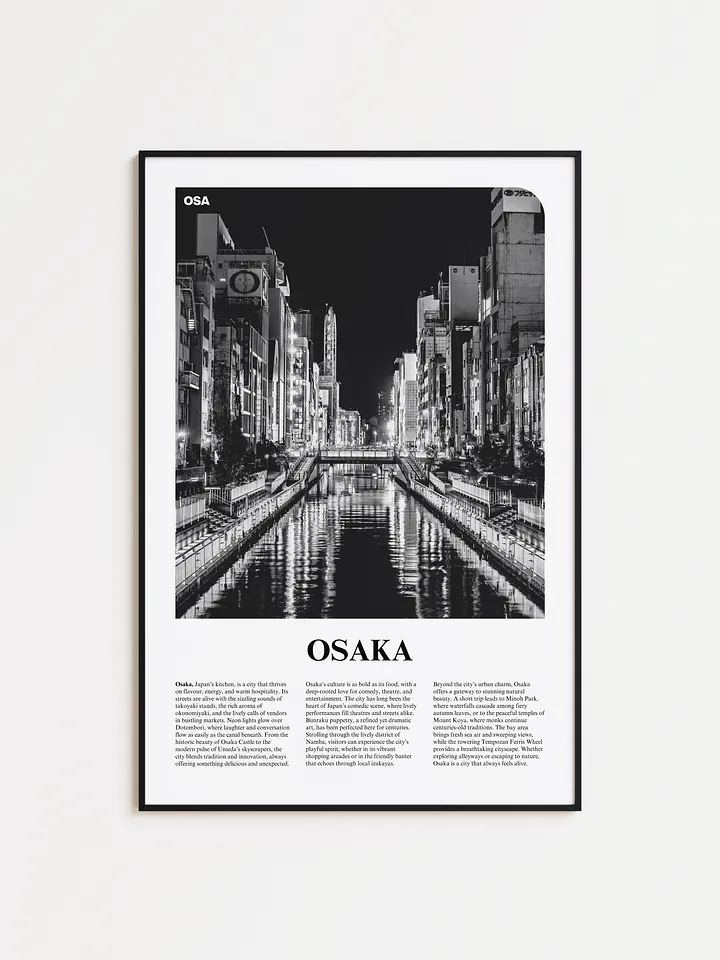 Osaka 01 Newspaper Poster product image (1)