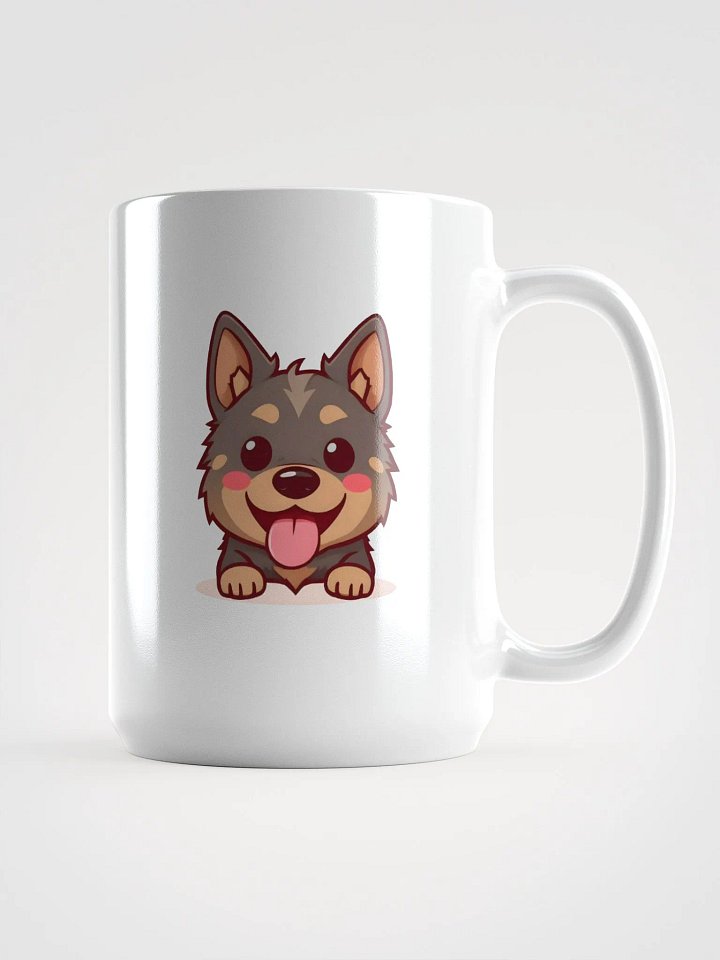 Adorable Lancashire Heeler Cartoon White Glossy Mug product image (1)