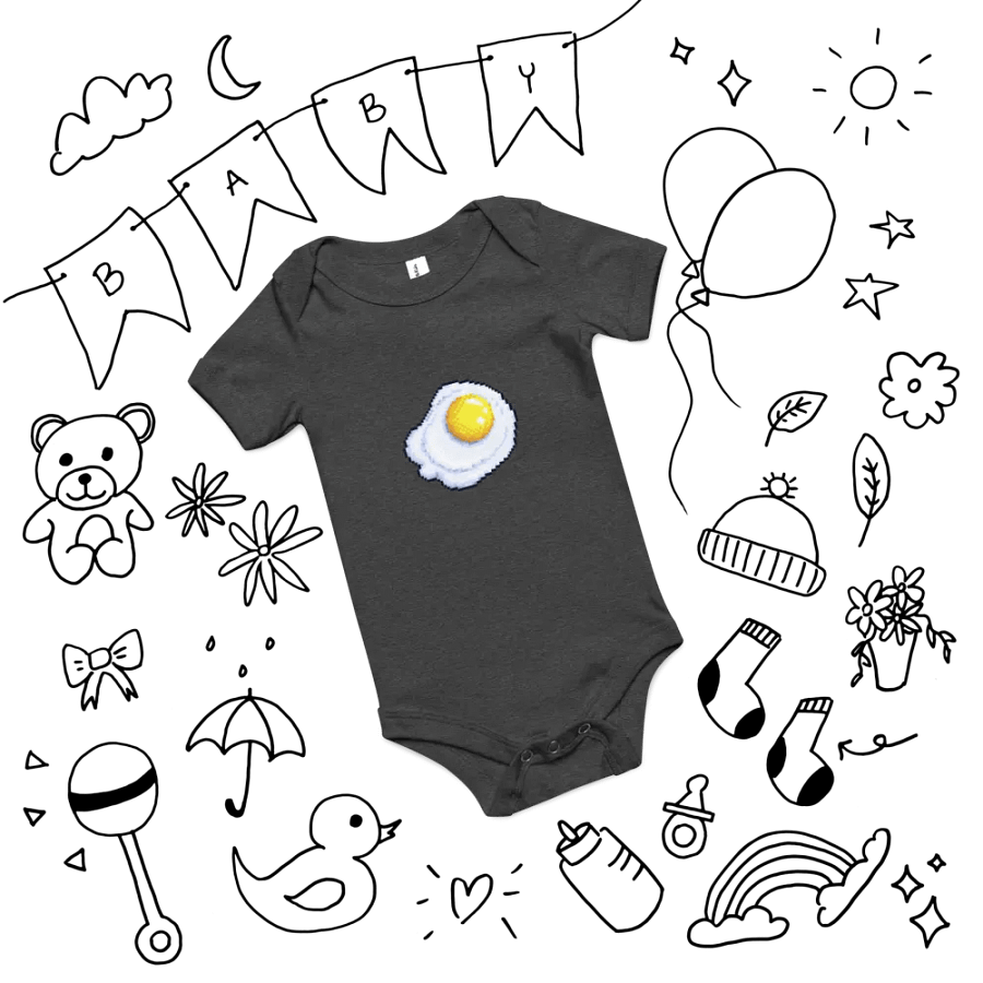 Pixel Egg Baby Onesie 🍳 product image (12)