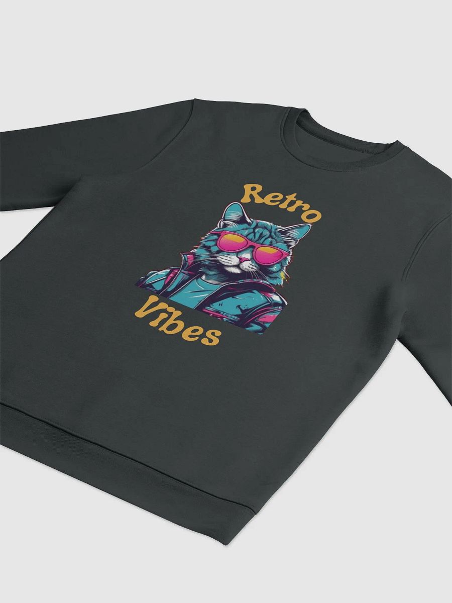 'Retro Vibes Stanley/Stella Unisex Eco Sweatshirt! product image (3)