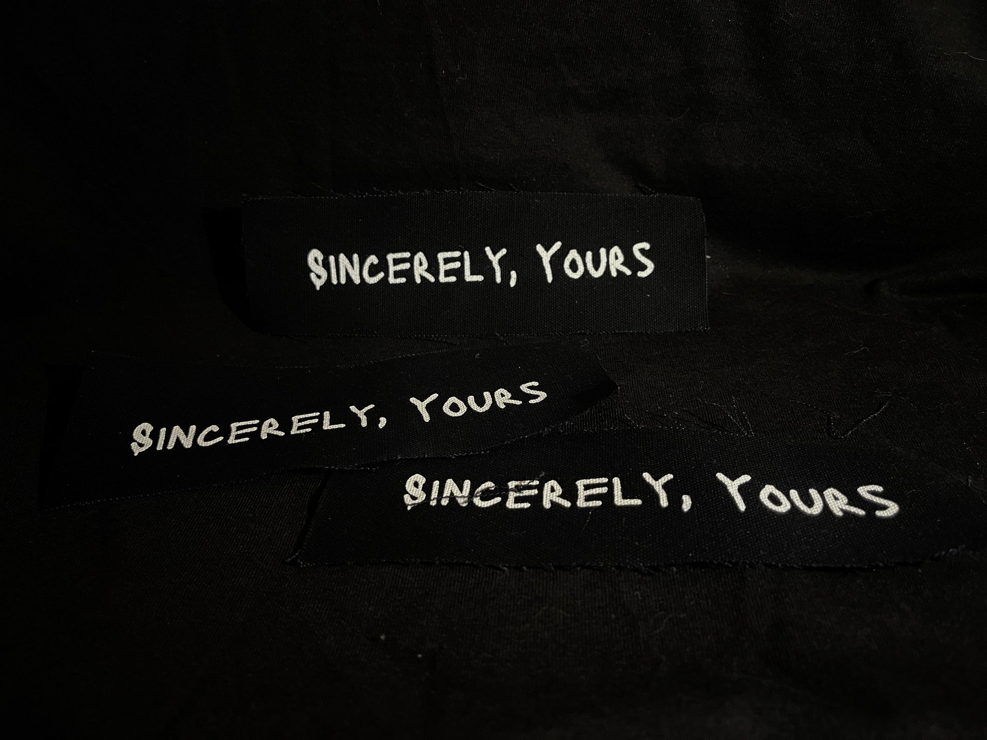 Sincerely, Yours Patches product image (1)