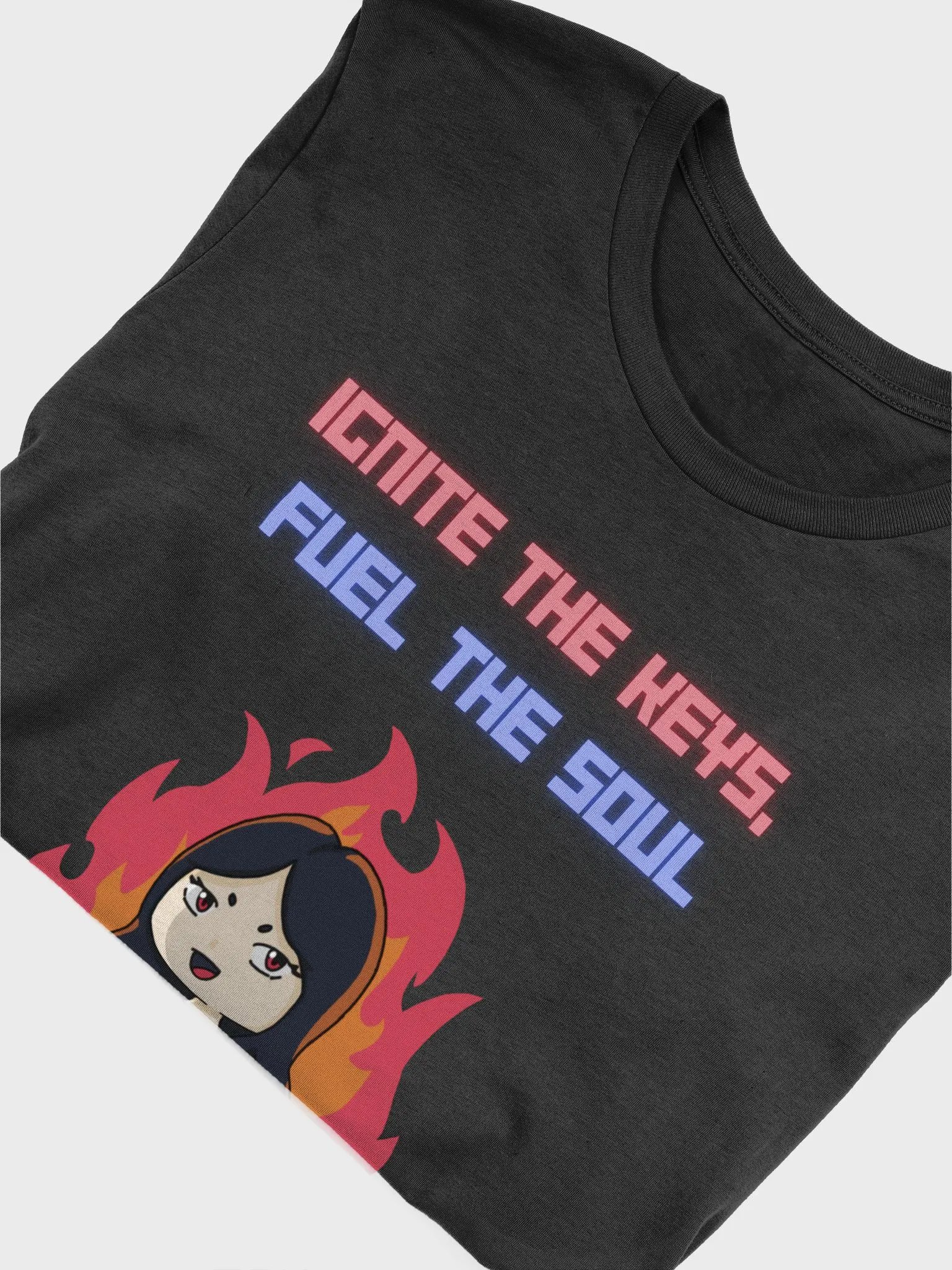Ignite the Keys, Fuel the Soul T-shirt (strong print) product image (5)