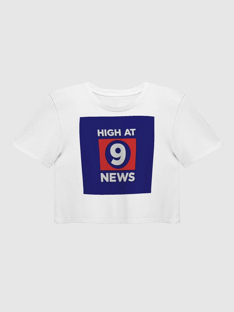 HA9N Official Logo Embroidered Premium Cropped T-Shirt