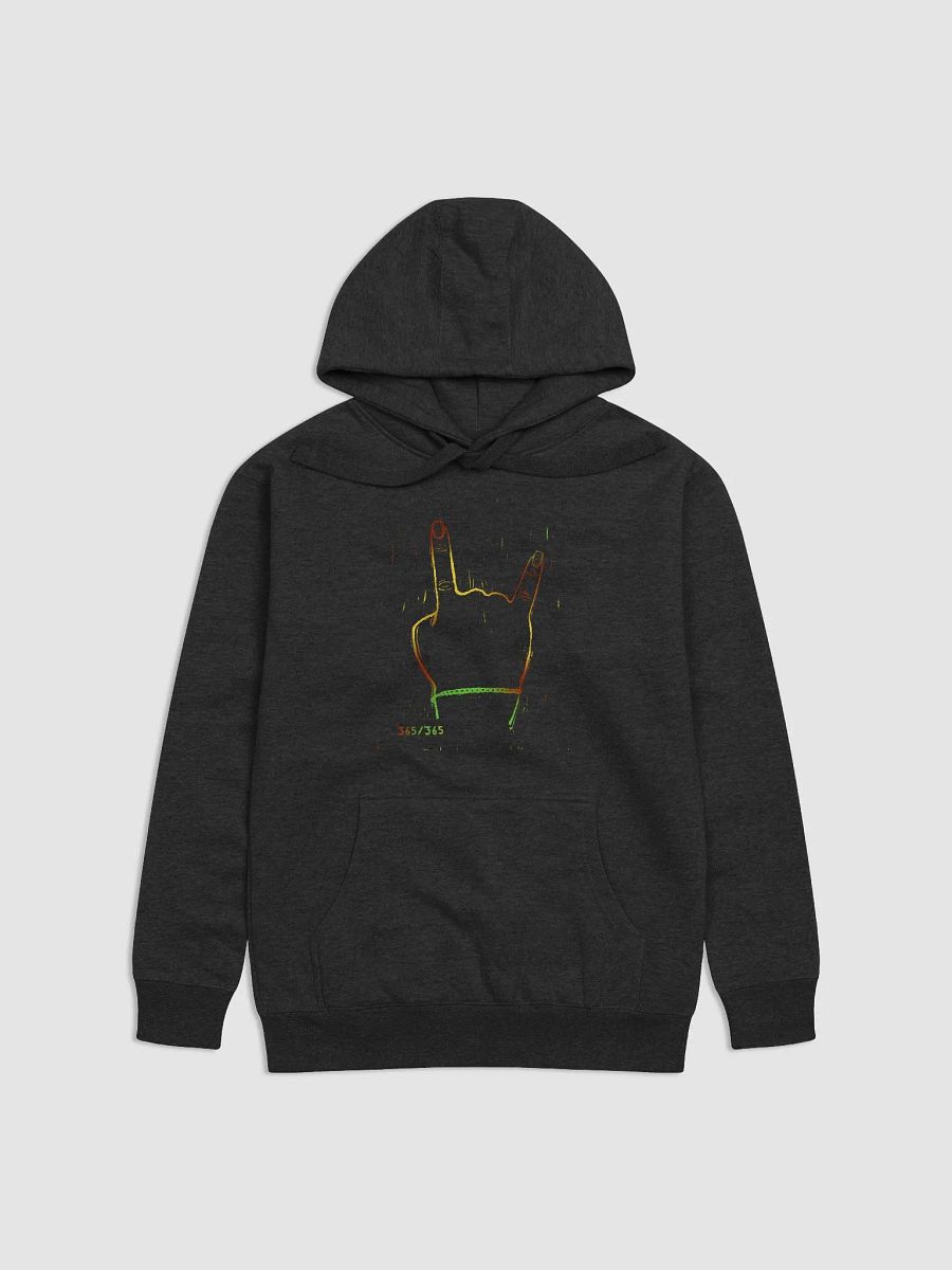 Linocut Rock On Hoodie product image (1)