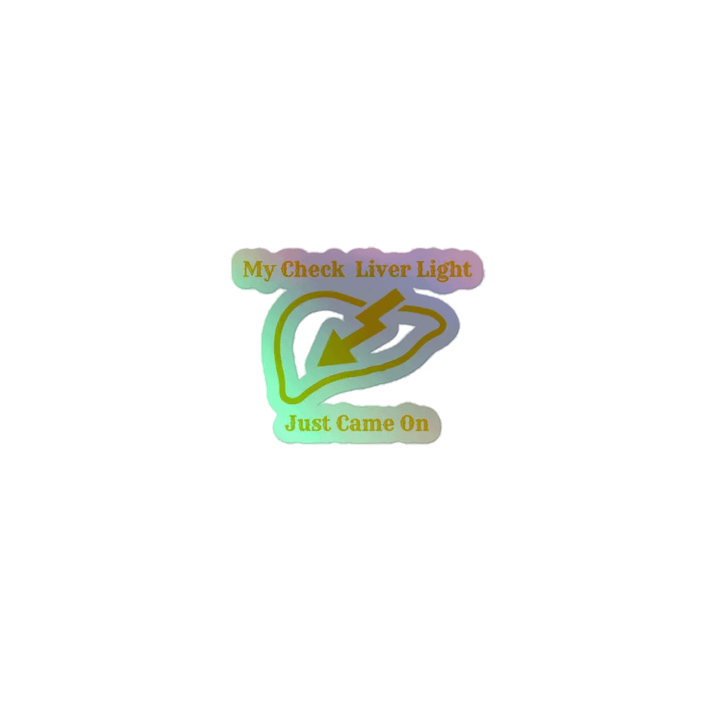My Check Liver Light Holographic Sticker Set product image (1)