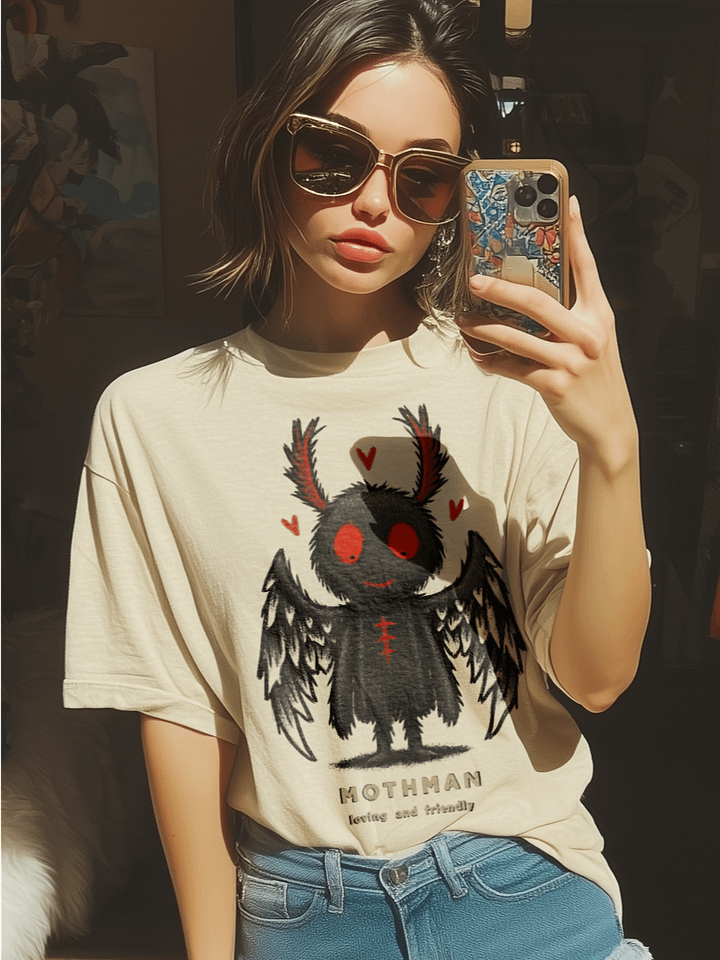 Mothman Shirt Cute Cryptid Tee product image (1)