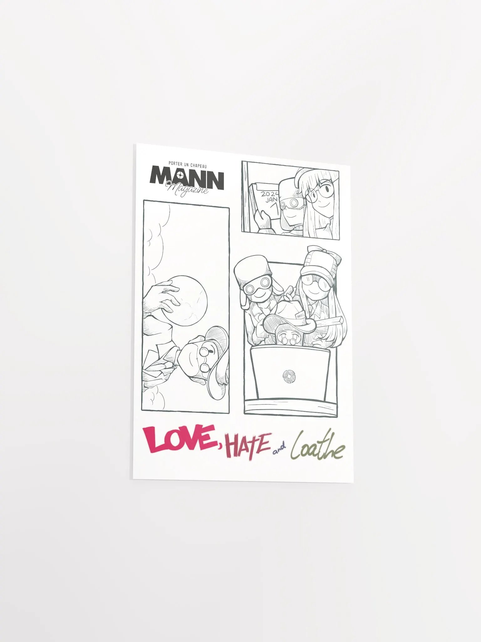 Love, Hate, and Loathe Commemorative Poster product image (10)
