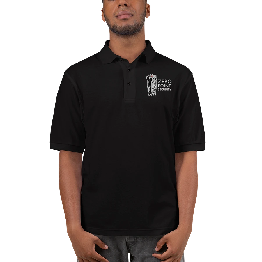Zero-Point Polo Shirt (Black) product image (5)