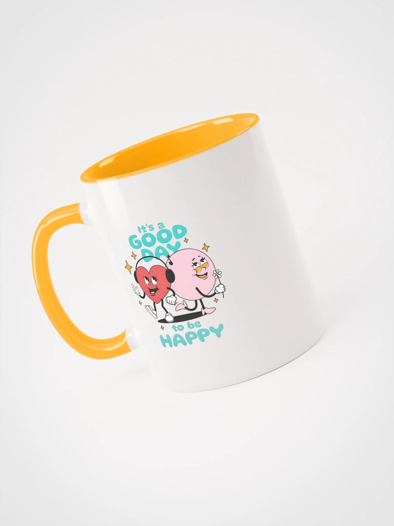 Happy Hearts Ceramic Mug - A Happy Good Day product image (3)