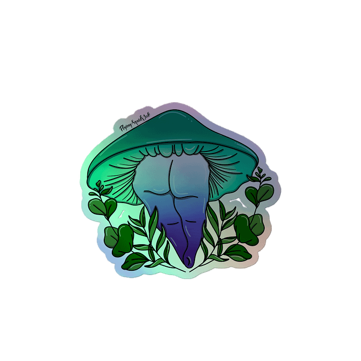 Gay MLM Mush- Holo Sticker product image (2)