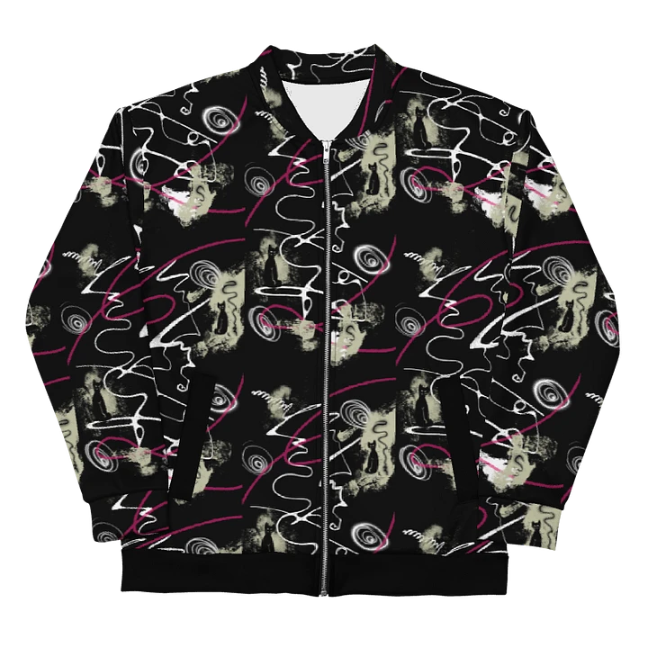 Scribble-Wear #5 Unisex Bomber Jacket/Black product image (1)