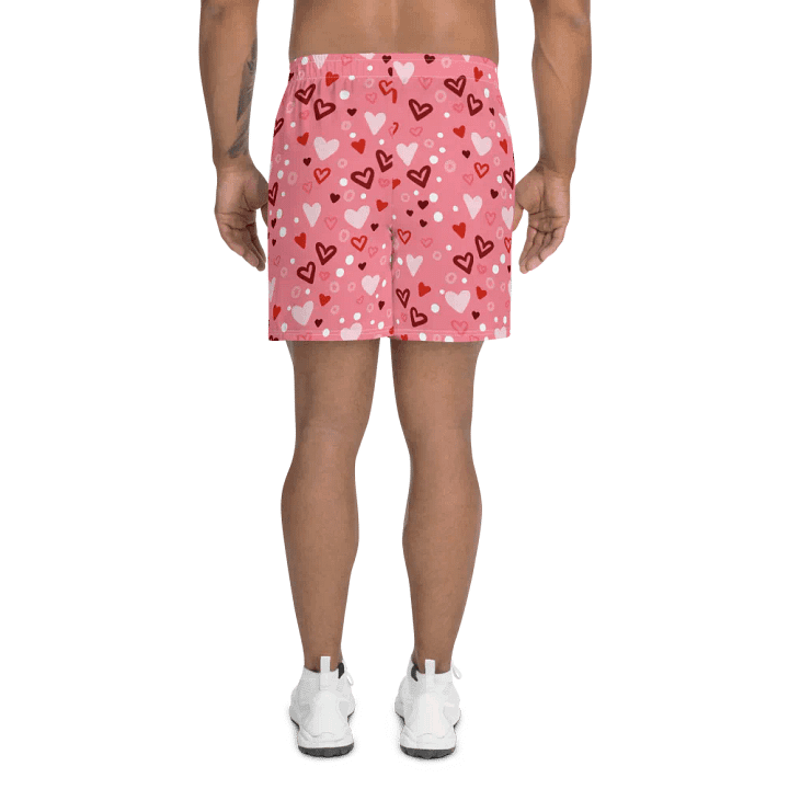 Heart Print Men's Shorts product image (1)